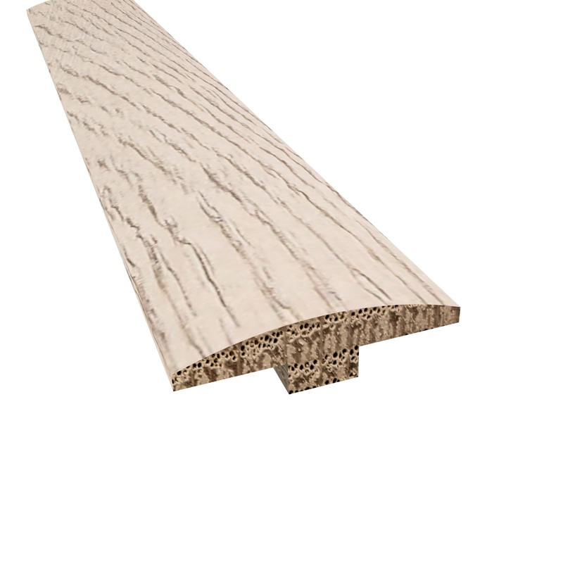 Prefinished Cobble HIll Chevron Hardwood 1/4 in. Thick x 2 in. Wide x 78 in. Length T-Molding