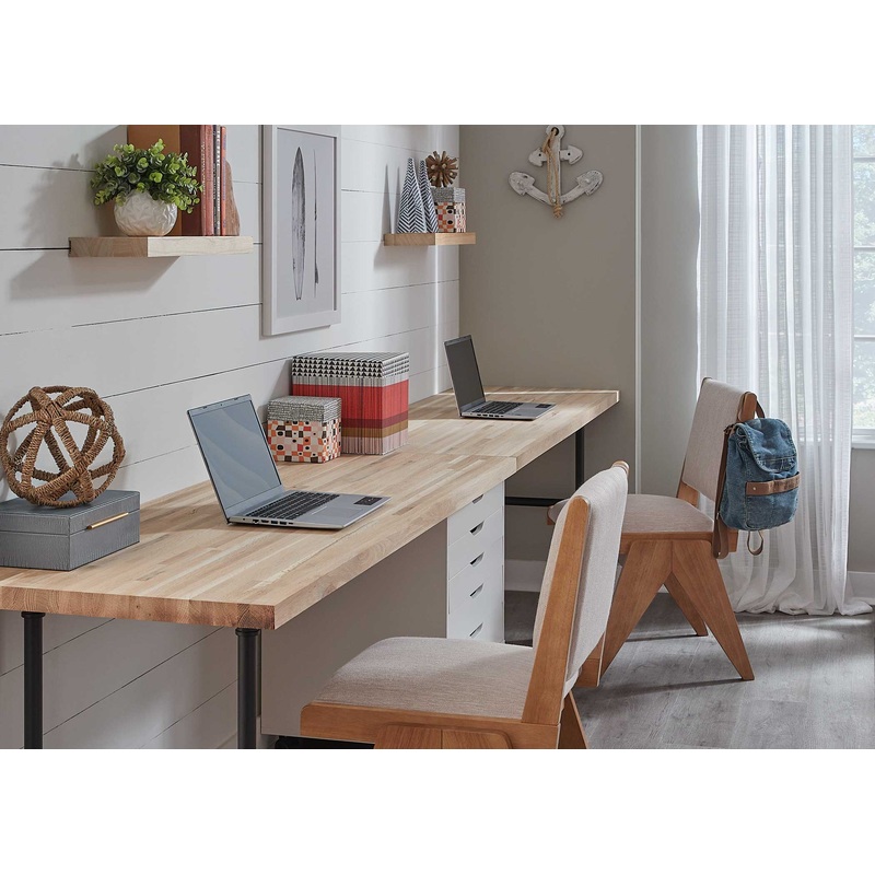 Unf. Essential Acacia 12 ft. L x 25 in. W x 1-1/2 in. Thick Solid Butcher Block Countertop
