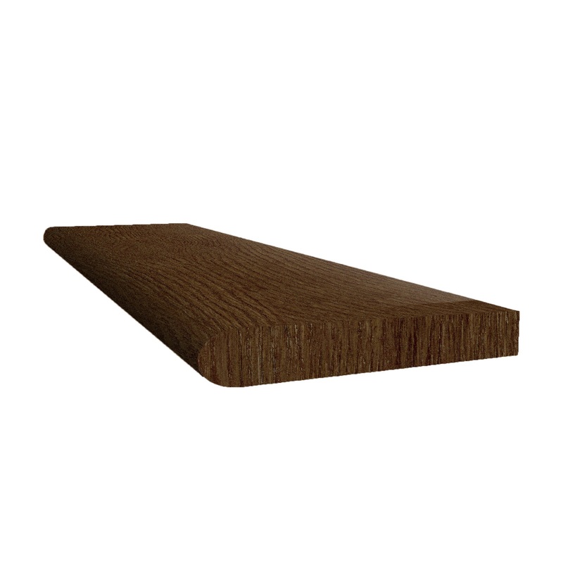 CoreLuxe Brookwood Oak 48 Retrofit Tread with Return