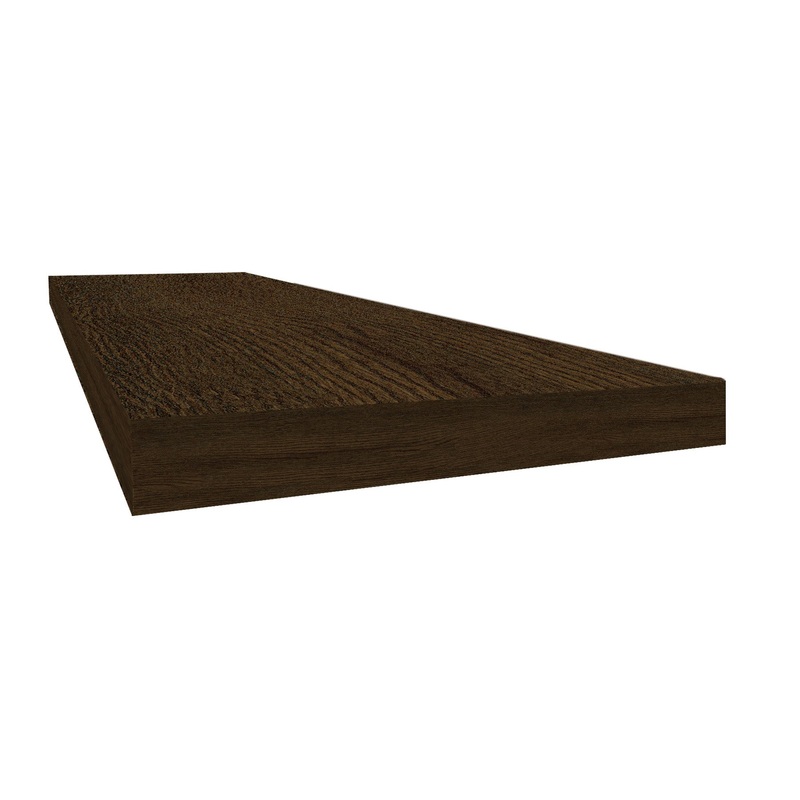 Mt. Madison Oak 48 inch Square Retrofit Tread with Return