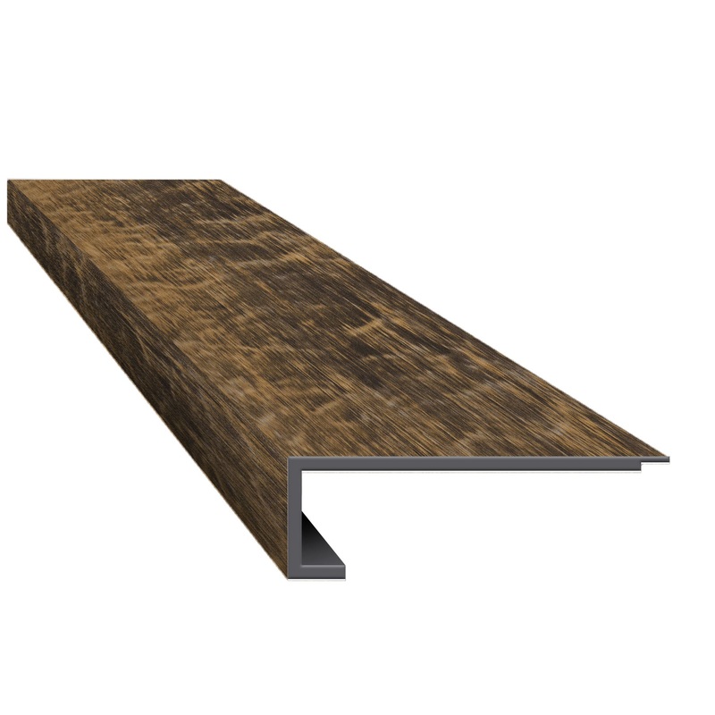Tranquility Rail Tie Oak Square Landing Stair Nose