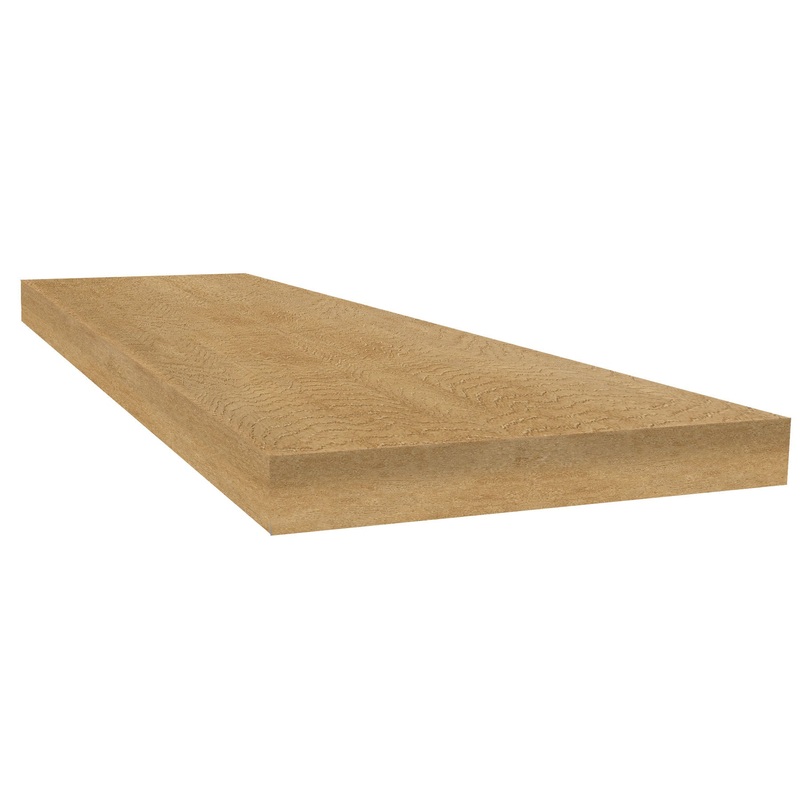 Woodley Oak 48 inch Square Retrofit Tread with Return