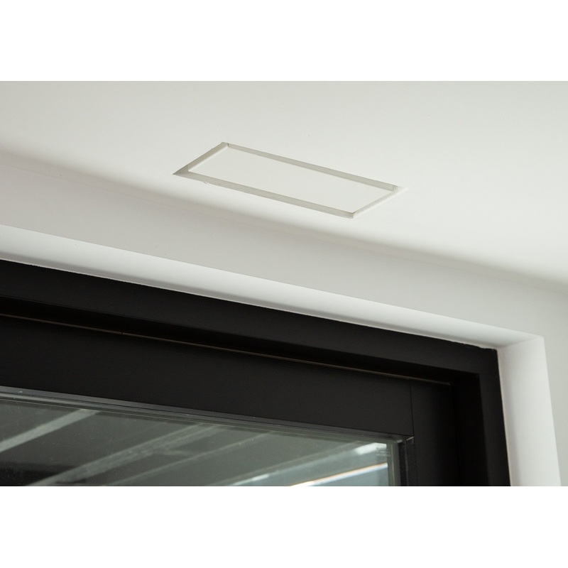 4×10 Bead ABS Resin White Wall/Ceiling Register