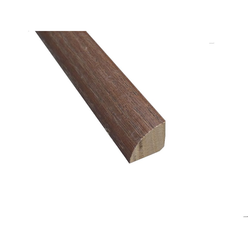 Prefinished Red Oak Mocha 3/4 in. Tall x 0.75 in. Wide x 8 ft. Length Quarter Round