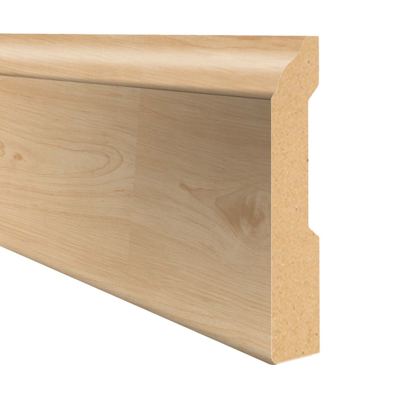 Minnesota Maple 3.25 in wide x 7.5 ft Length Baseboard
