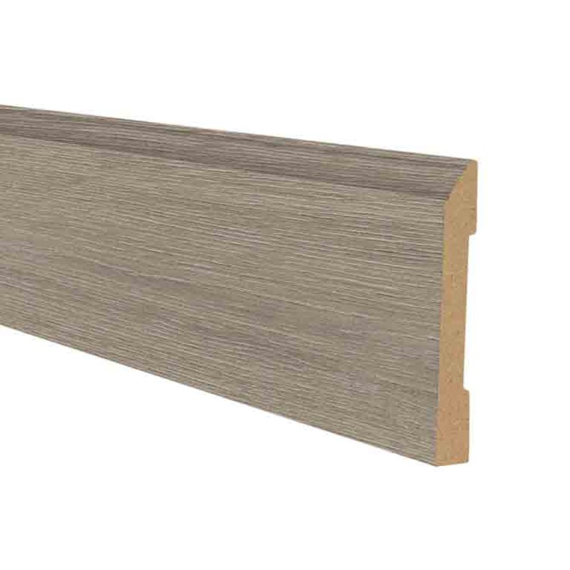 Moonflower Bay Oak Hybrid Resilient 3.25 in wide x 7.5 ft Length Baseboard