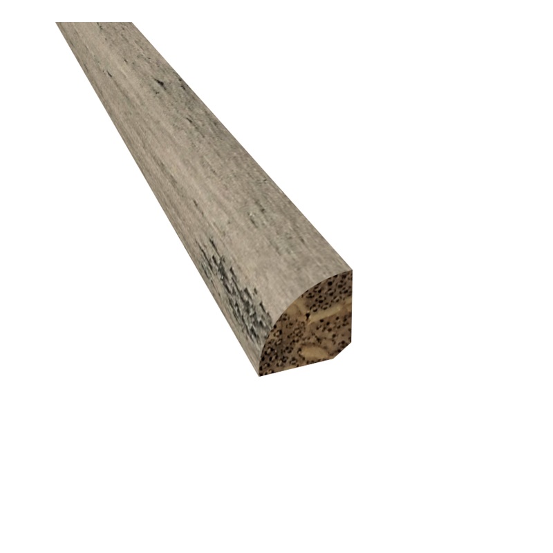 Prefinished Distressed Cordova Bamboo 3/4 in. Tall x 0.75 in. Wide x 72 in. Length Quarter Round