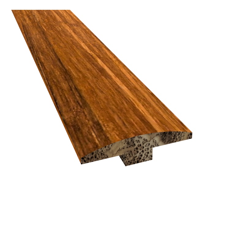 Prefinished Distressed Raleigh Bamboo 2 in. Wide x 72 in. Length T-Molding