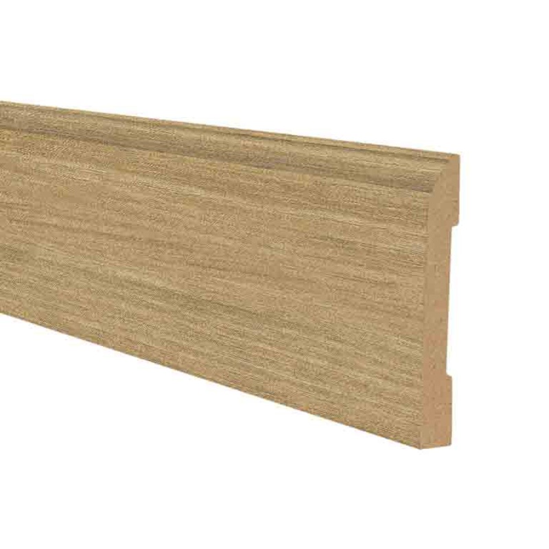 Tupelo Honey Oak Hybrid Resilient 3.25 in wide x 7.5 ft Length Baseboard