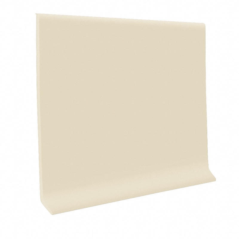 Cove Base Almond Vinyl 4 in. Wide x 120 ft. Length Roll Vinyl Wall Base