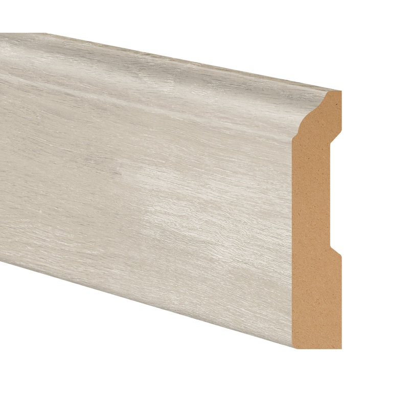 Grace Harbor Oak Laminate 3-1/4 in. Tall x 0.63 in. Thick x 7.5 ft. Length Baseboard