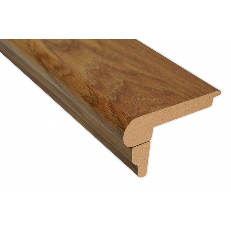 Heard County Hickory Laminate 3/4 in. Thick x 3 in. Wide x 7.5 ft. Length Flush Stair Nose