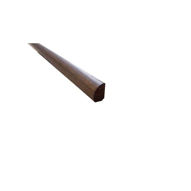 Prefinished Matte Brazilian Chestnut 3/4 in. Tall x 0.5 in. Wide x 6.5 ft. Length Shoe Molding