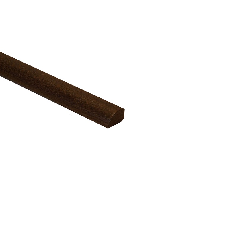 Prefinished Mocha Oak 3/4 in. Tall x 0.5 in. Wide x 6.5 ft. Length Shoe Molding