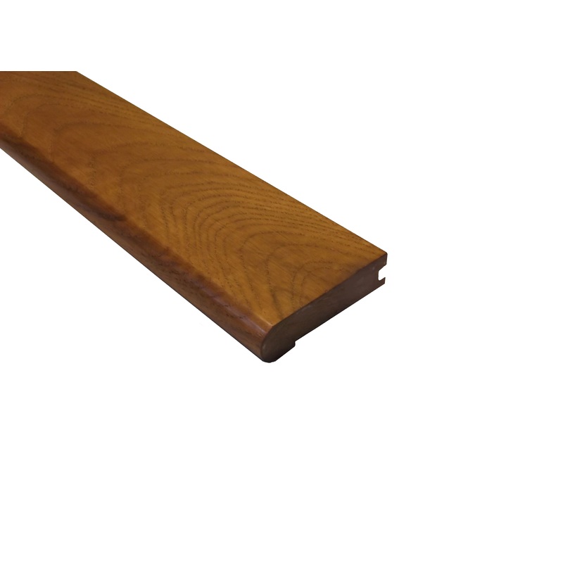 Prefinished Sugar Mill Hickory 3/4 in. Thick x 3.13 in. Wide x 6.5 ft. Length Stair Nose