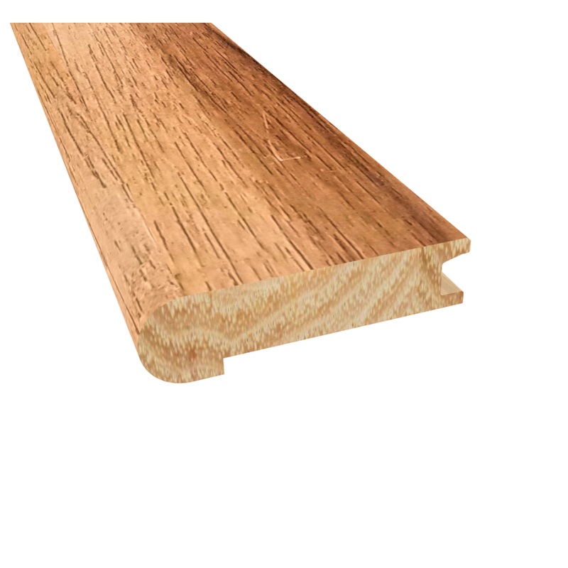 Prefinished Walnut Hickory 3/4 in. Thick x 3.13 in. Wide x 6.5 ft. Length Stair Nose
