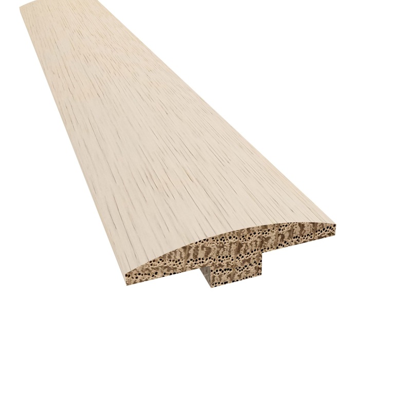 Prefinished Wexford Oak 2 in. Wide x 6.5 ft. Length T-Molding