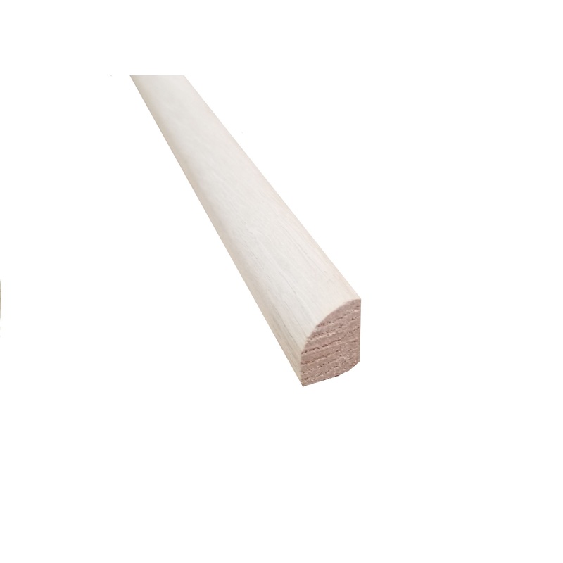 Unfinished Red Oak 3/4 in. Tall x 1/2 in. Wide x 8 ft. Length Shoe Molding