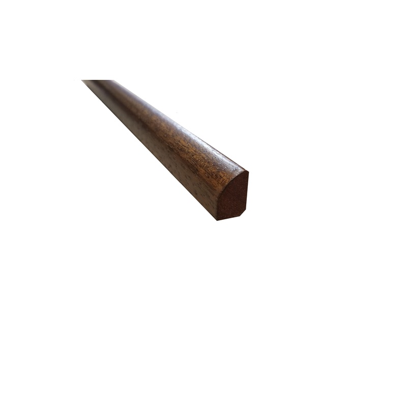 Prefinished Brazilian Chestnut 3/4 in. Tall x 0.5 in. Wide x 6.5 ft. Length Shoe Molding