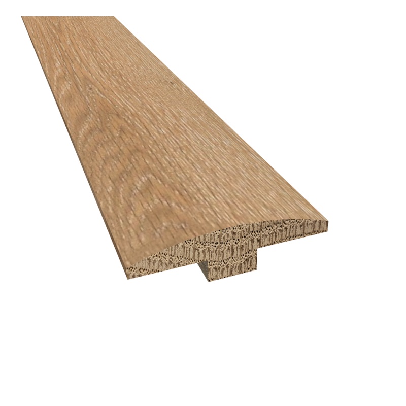 Prefinished Claire Gardens Oak 2 in. Wide x 6.5 ft. Length T-Molding