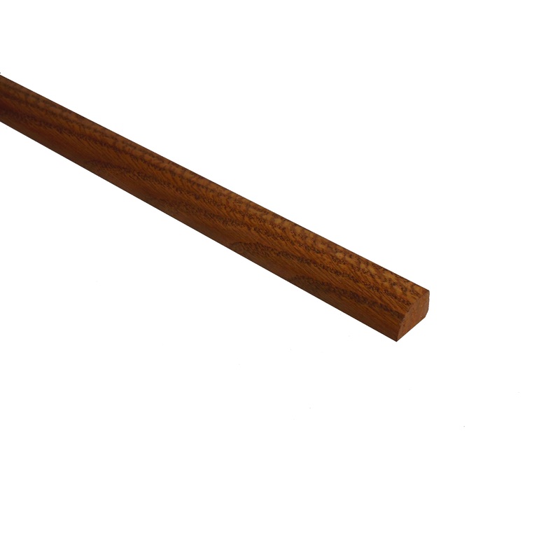 Prefinished Classic Gunstock 3/4 in. Tall x 0.5 in. Wide x 6.5 ft. Length Shoe Molding