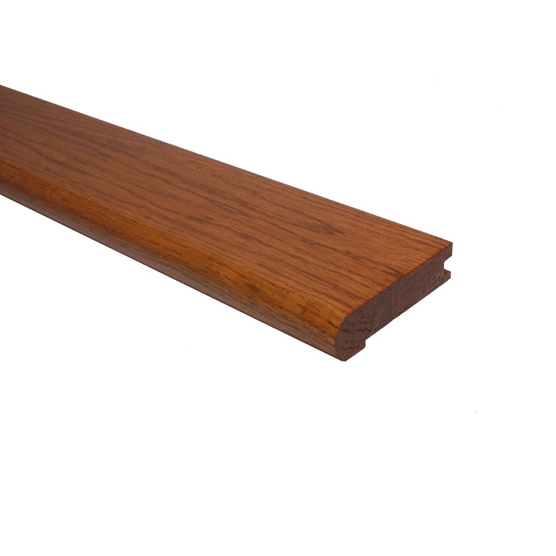 Prefinished Classic Gunstock 3/4 in. Thick x 3.25 in. Wide x 6.5 ft. Length Stair Nose