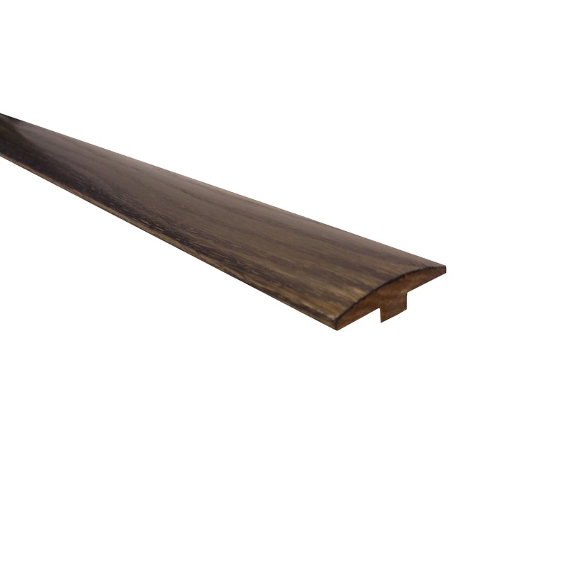 Prefinished Espresso Oak 2 in. Wide x 6.5 ft. Length T-Molding