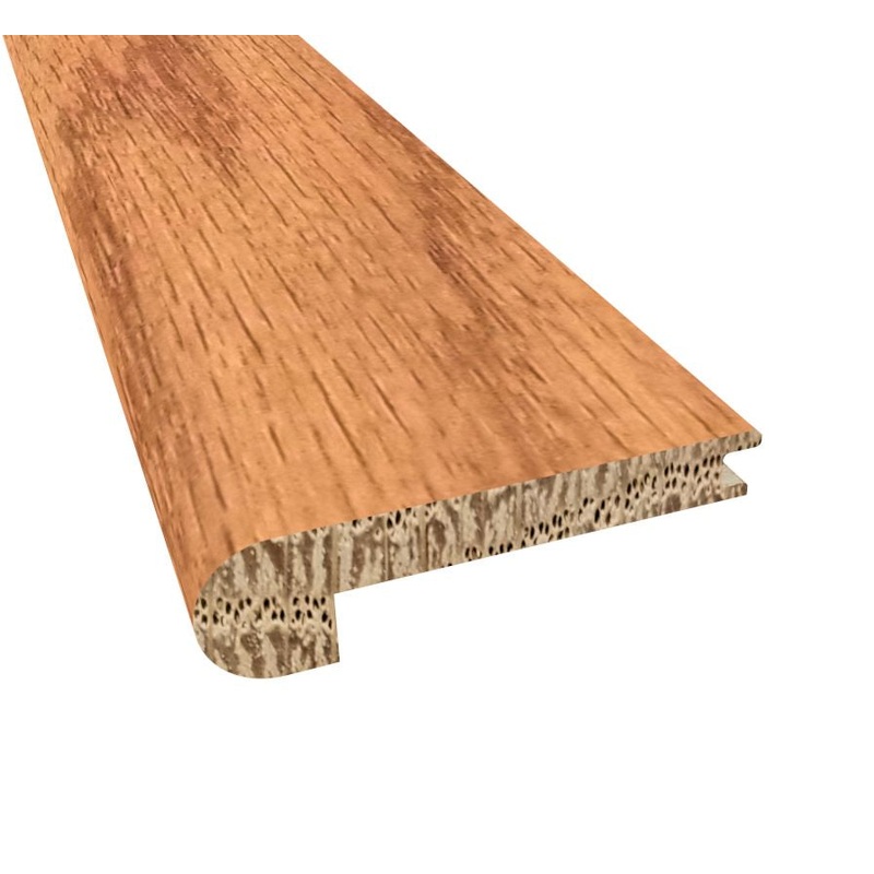 Prefinished Gunstock Oak 3/8 in. Thick x 2.75 in. Wide x 6.5 ft. Length Stair Nose