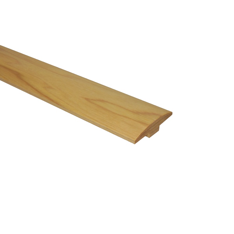 Prefinished Matte Hickory Natural 2 in. Wide x 6.5 ft. Length T-Molding