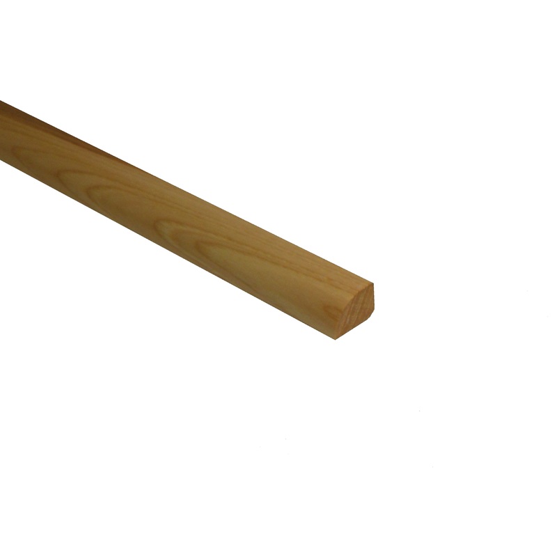 Prefinished Matte Hickory Natural 3/4 in. Tall x 0.5 in. Wide x 6.5 ft. Length Shoe Molding