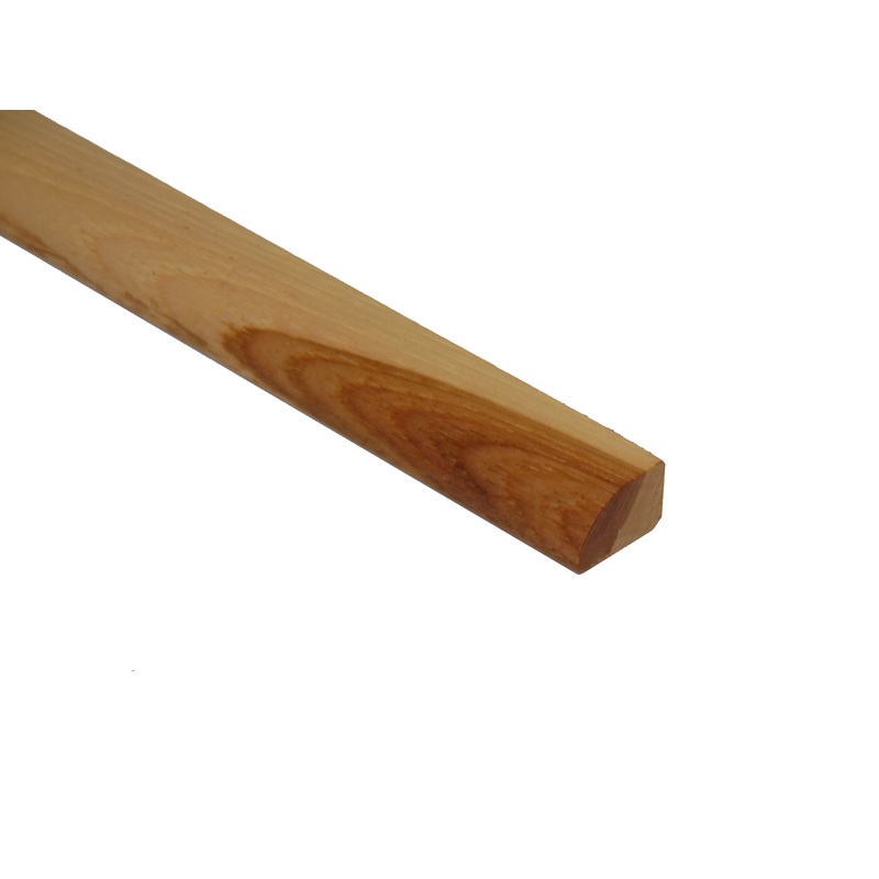 Prefinished Natural Hickory 3/4 in. Tall x 0.5 in. Wide x 6.5 ft. Length Shoe Molding