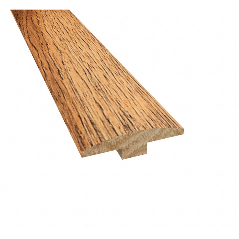 Prefinished Pepperell Hickory 2 in. Wide x 6.5 ft. Length T-Molding