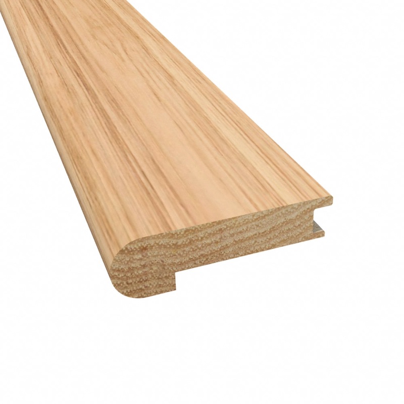 Prefinished Rustic Hickory 9/16 in. Thick x 2.75 in. Wide x 6.5 ft. Length Stair Nose