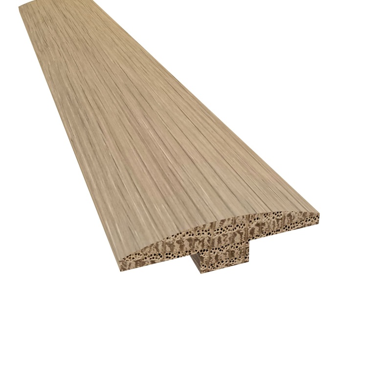 Prefinished Tarpon Bay Oak 2 in. Wide x 6.5 ft. Length T-Molding