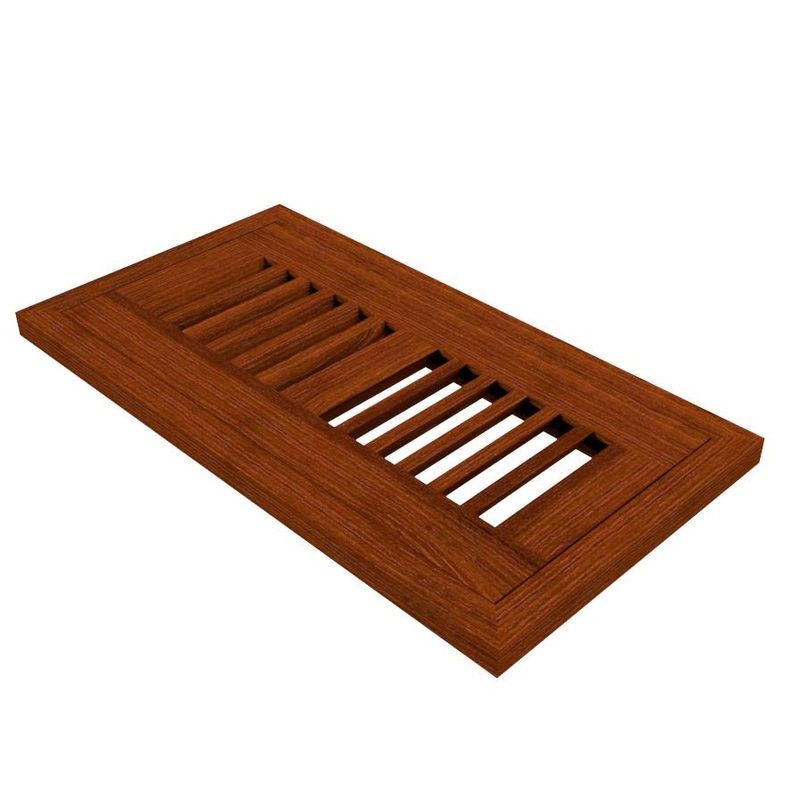 4 x 10 Brazilian Cherry 1/2 Flush Grill