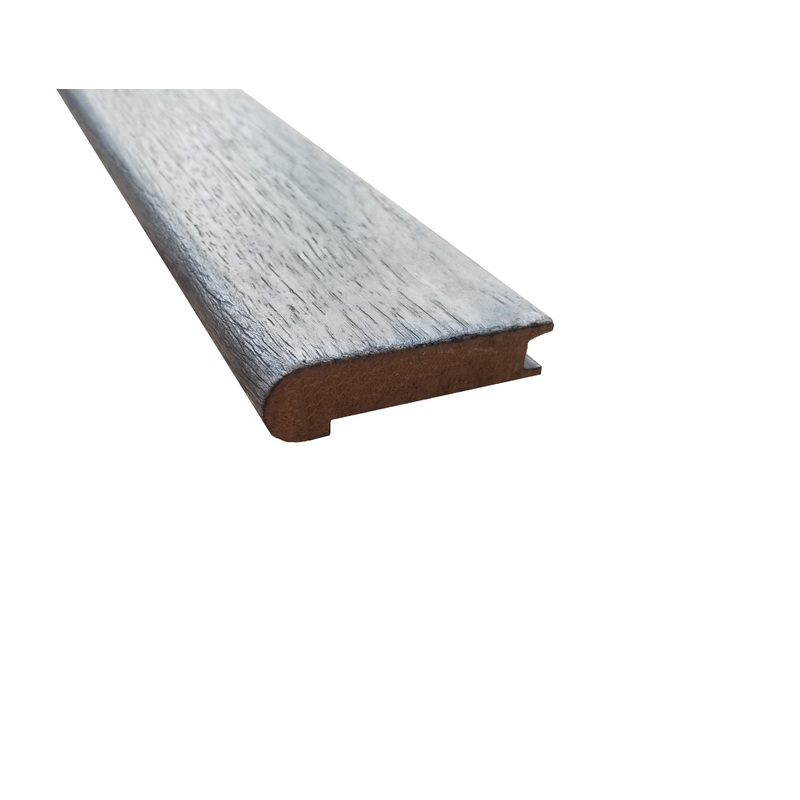 Prefinished Misty Distressed 3/4 in. Thick x 3.13 in. Wide x 6.5 ft. Length Stair Nose