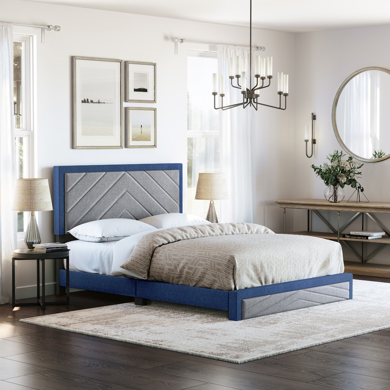 Barcelona Upholstered Platform Bed