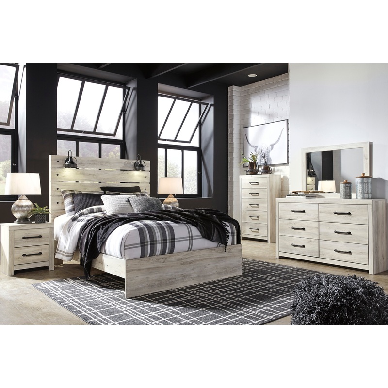 Cambeck Rustic Panel 6 Piece Bedroom Set