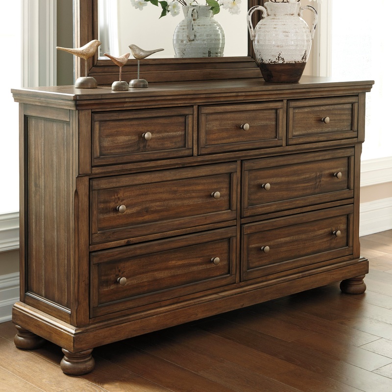 Flynnter Dresser|Brown|Dresser Only|Dresser and Mirror|Mirror Only