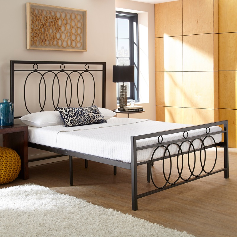 Norfolk Metal Platform Bed|King