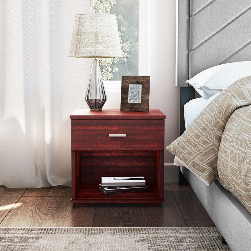 Novara Nightstand|Cherry|Walnut|White|Black
