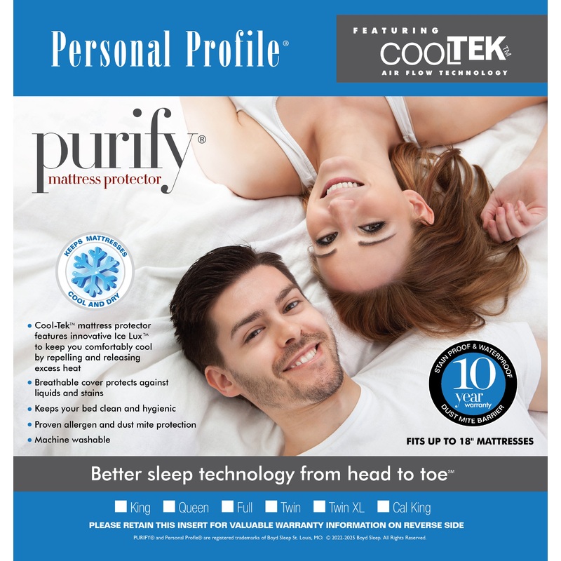 Personal Profile CoolTek Mattress Protector