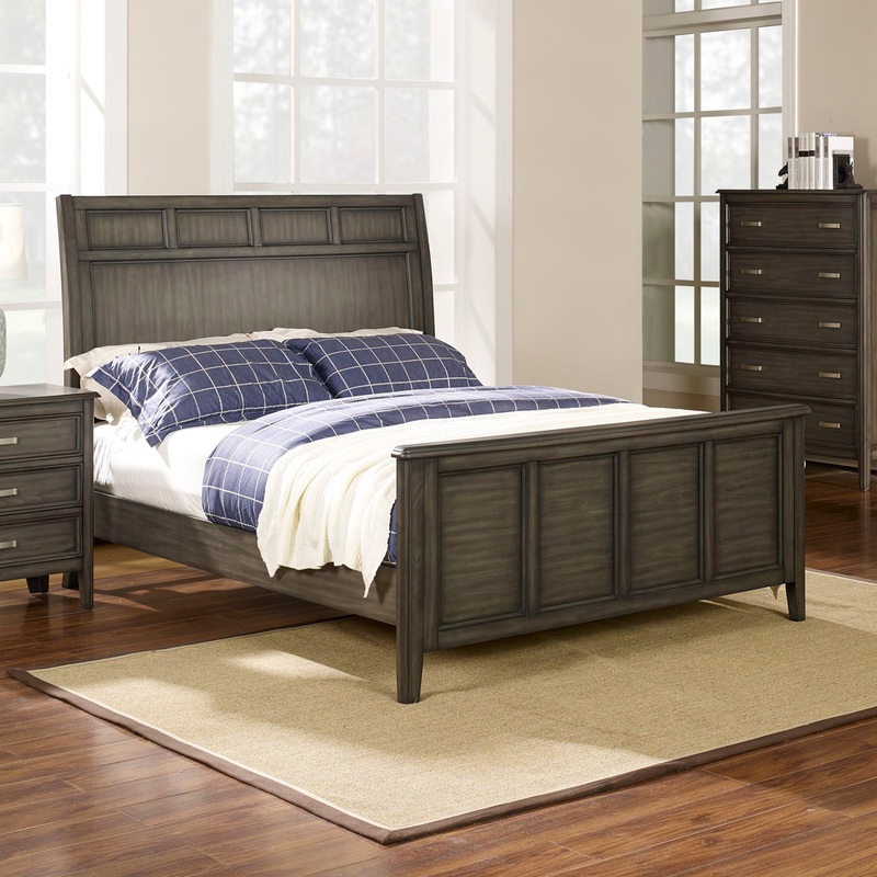 Richfield Smoke Transitional Panel Bed