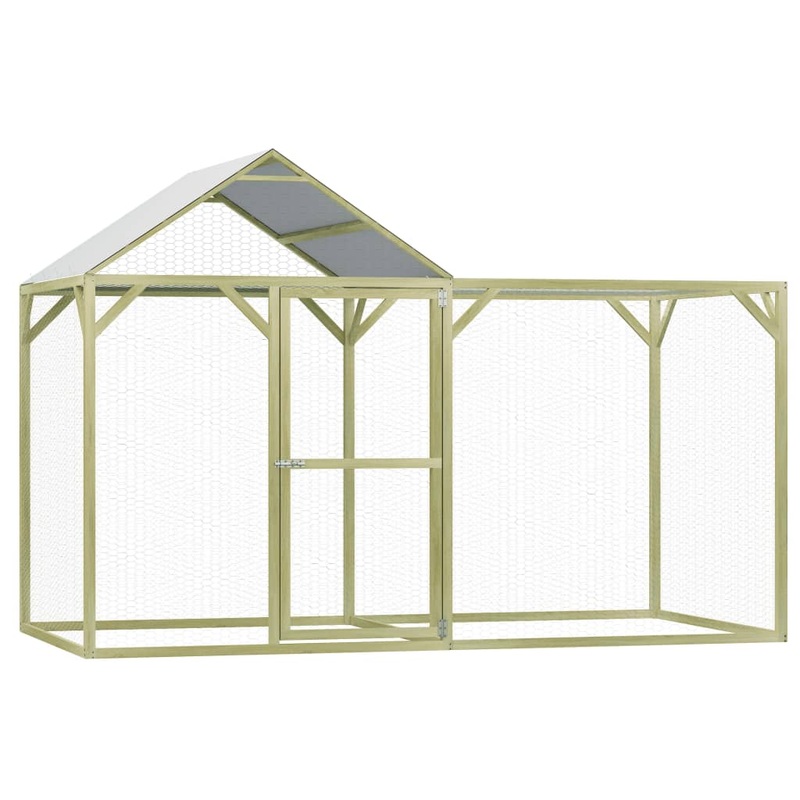 Berkfield Chicken Cage 3×1.5×2 m Impregnated Pinewood