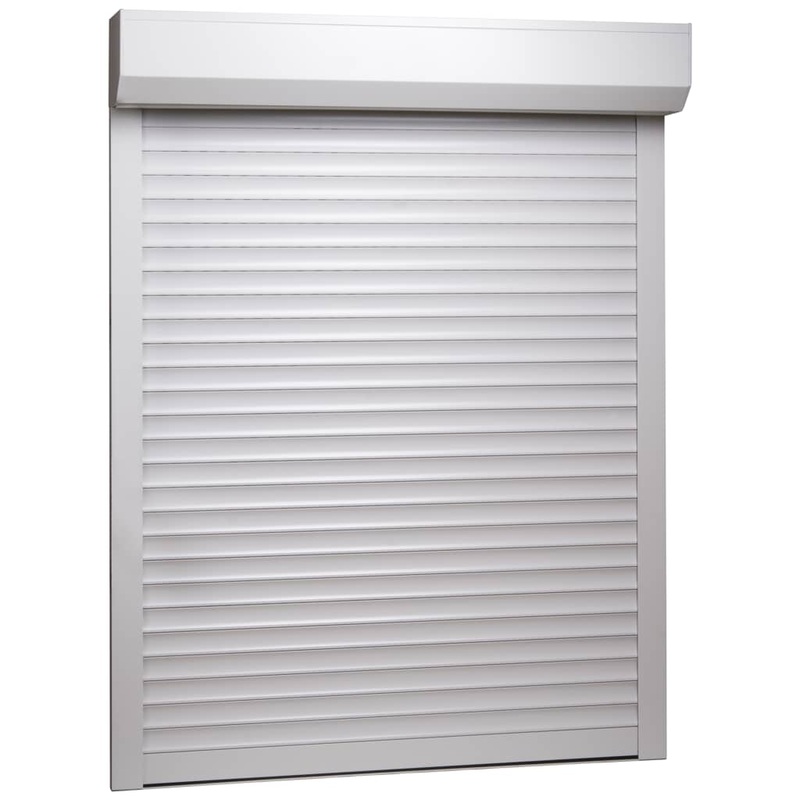 Berkfield Roller Shutter Aluminium 130×140 cm White