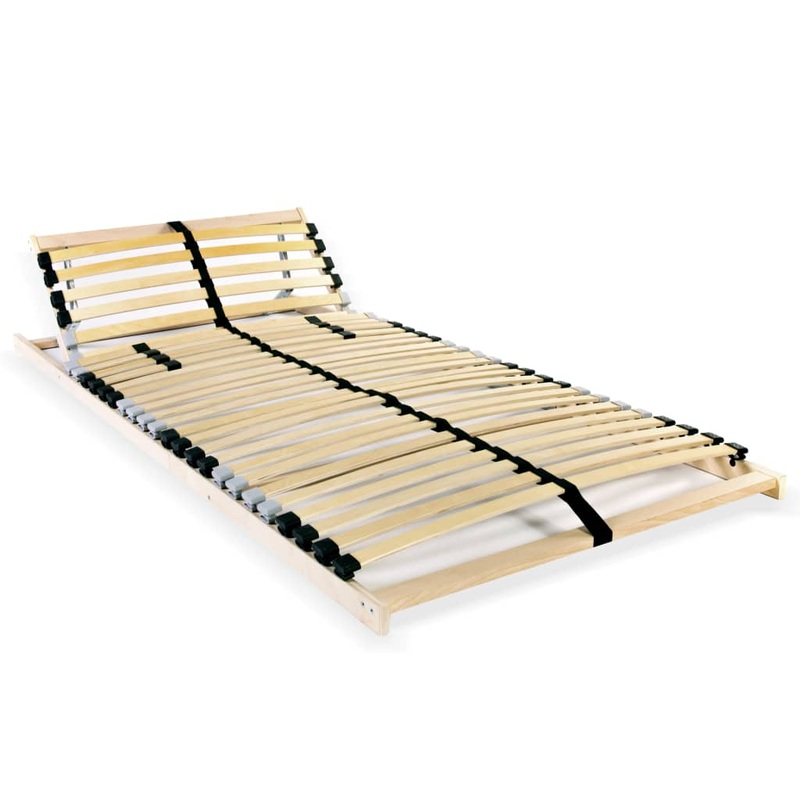 Berkfield Slatted Bed Base with 28 Slats 7 Zones 90×200 cm