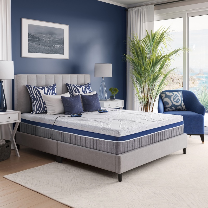 Nautica Home 12 Hyacinth Multi Zone FlexAire Bed – 6 Chamber Smart Zone Bed