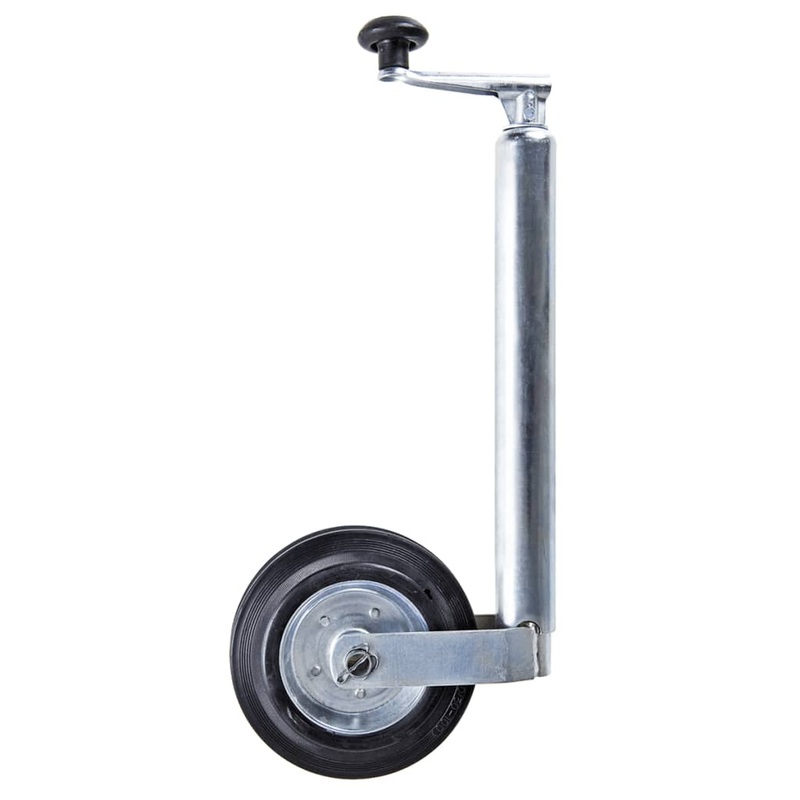 ProPlus Jockey Wheel Metal Rim with Solid Rubber Tyre 20 x 5 cm 341501