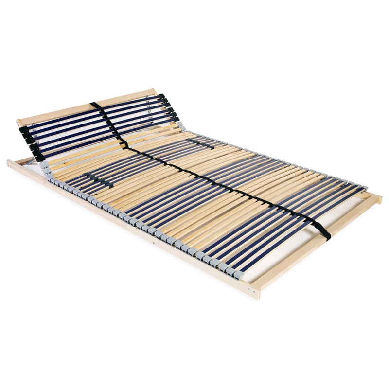 Berkfield Slatted Bed Base with 42 Slats 7 Zones 140×200 cm