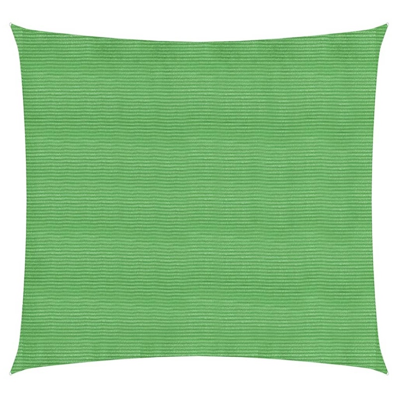 Berkfield Sunshade Sail 160 g/m__ Light Green 5×5 m HDPE